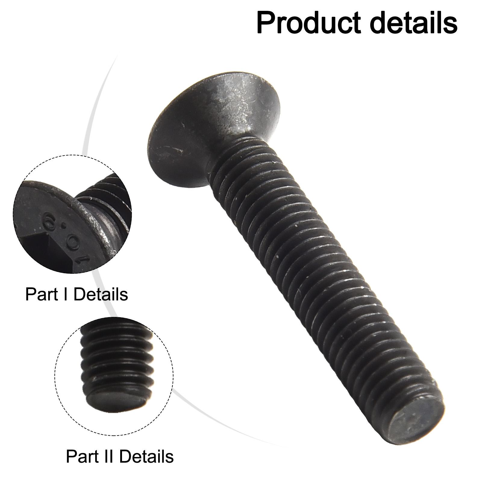 Mountain Biking Brands - Steel Bolts Headphone Cap Mountain Bike