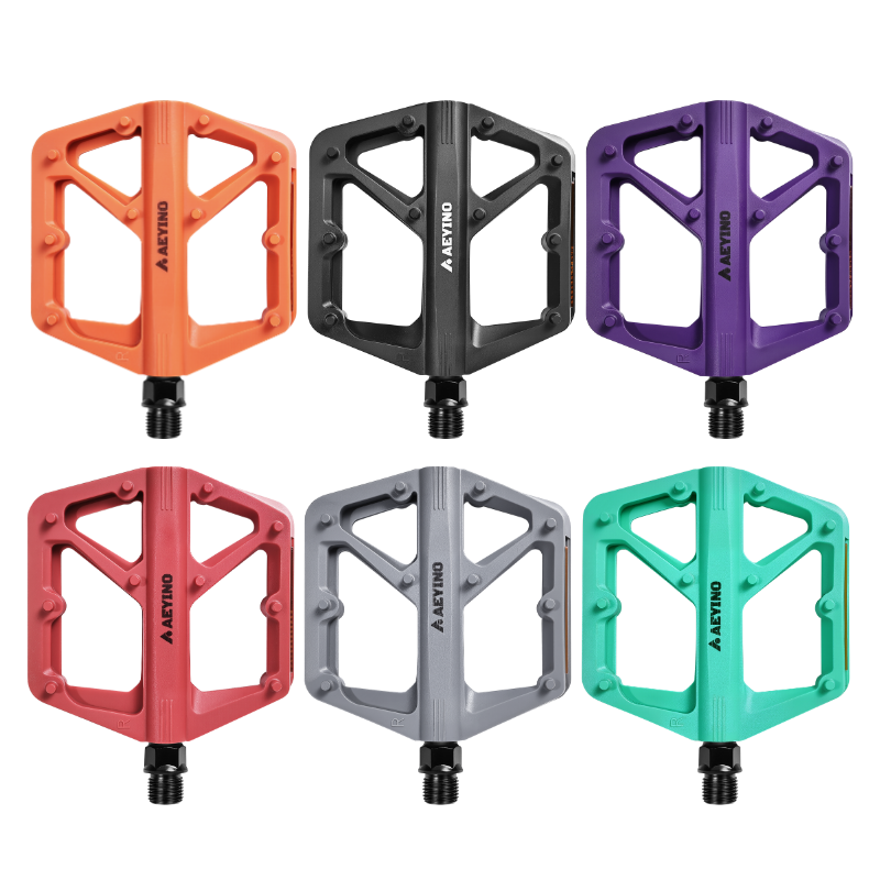 Pedal Platform Flat - Seal Bearing Bike Pedals with Reflector