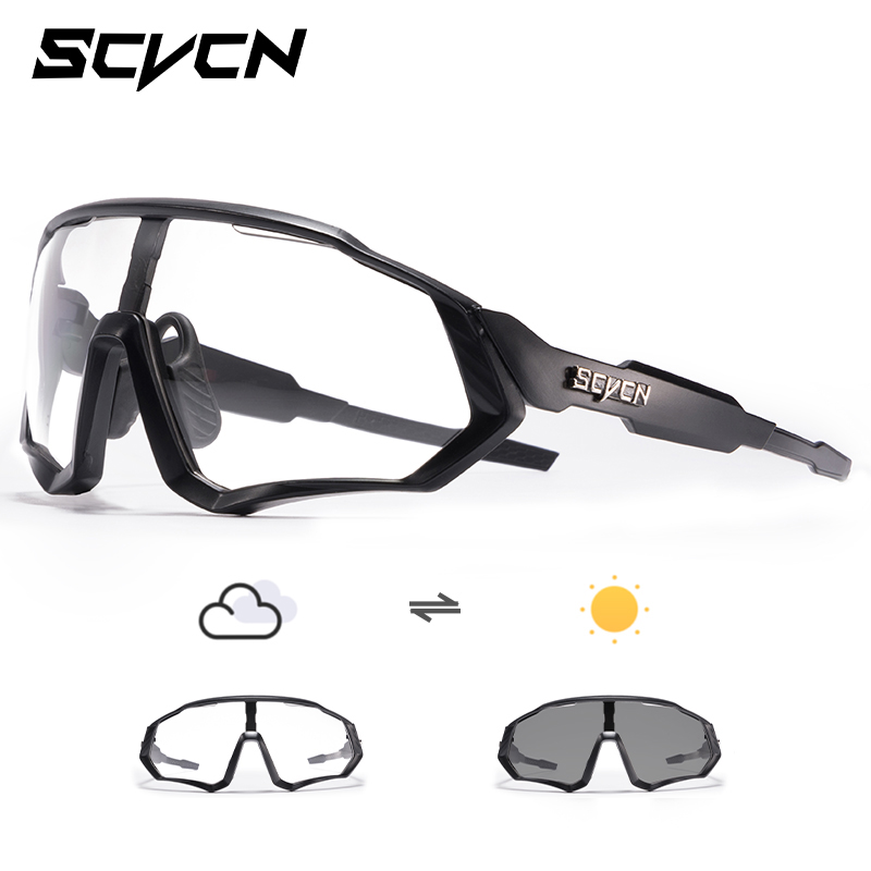 Mountain Biking Brands - SCVCN Brand Photochromic Sports Cycling Glasses