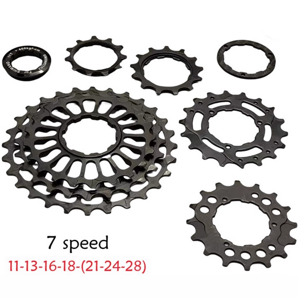 Cassette 11 Speed - Unionjack integrated cassette 11-13-16-18-21-24-28T for Brompton