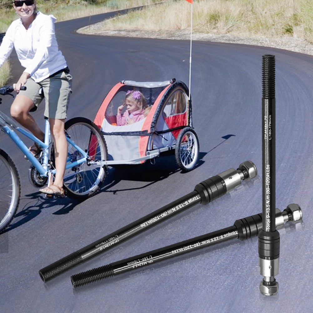 Mountain Biking Kids - Bike Trailer Thru Axle Cargo Bicycle