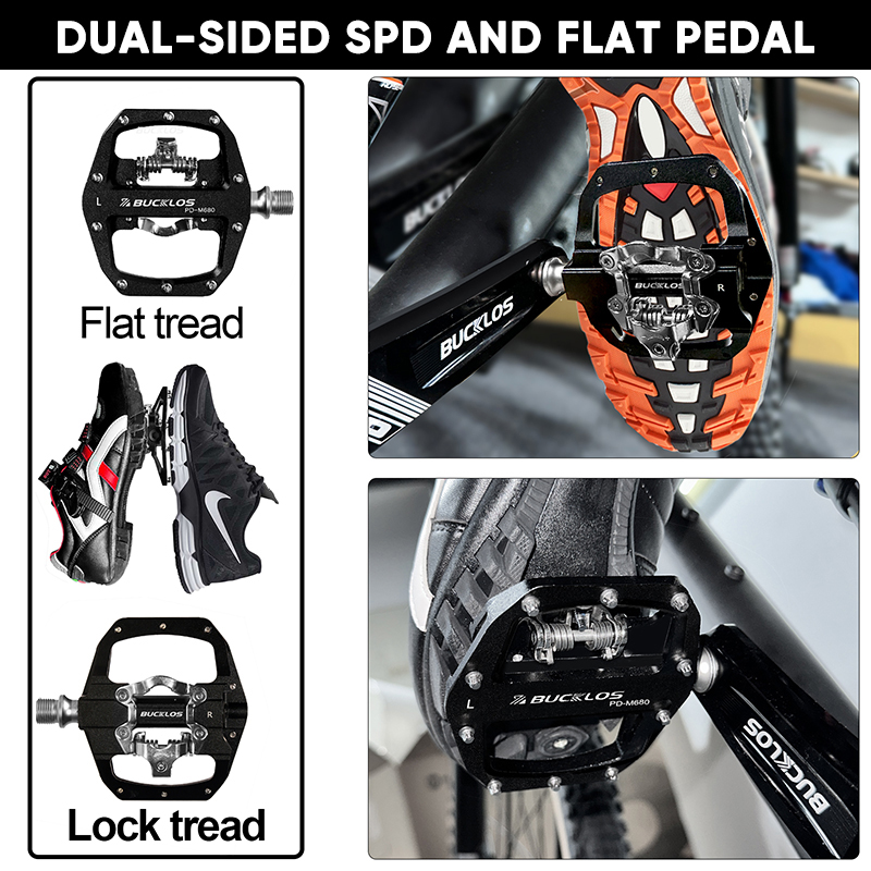 BUCKLOS Mtb Pedals for Bicycle - Pedal Platform Flat ulasan dan harga