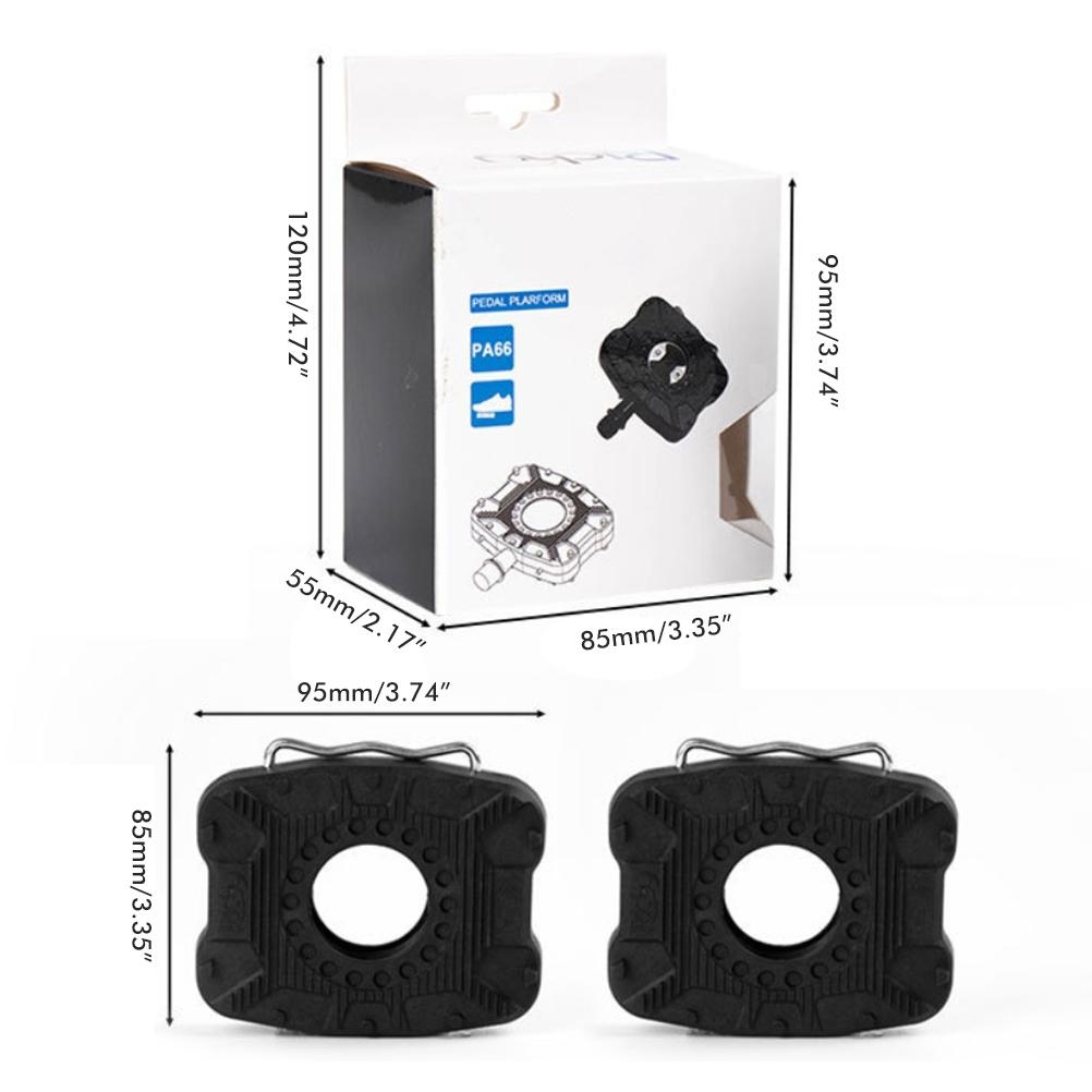 1 Pair Pedal Adapters Clipless - Pedal Platform Flat ulasan dan harga