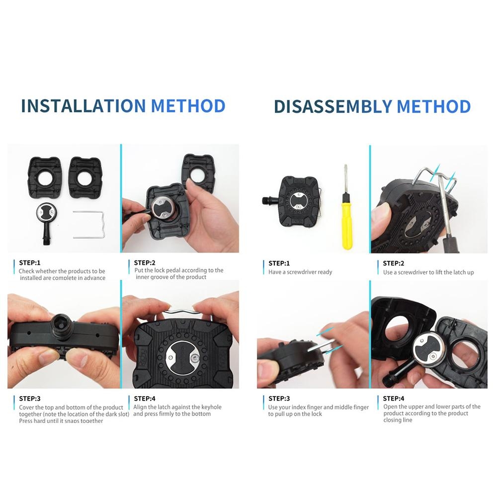 1 Pair Pedal Adapters Clipless - Pedal Platform Flat ulasan dan harga