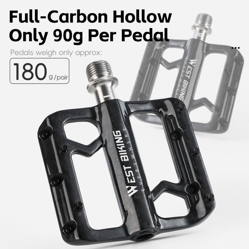 WEST BIKING Bicycle Pedals 3 B - Pedal Platform Flat ulasan dan harga