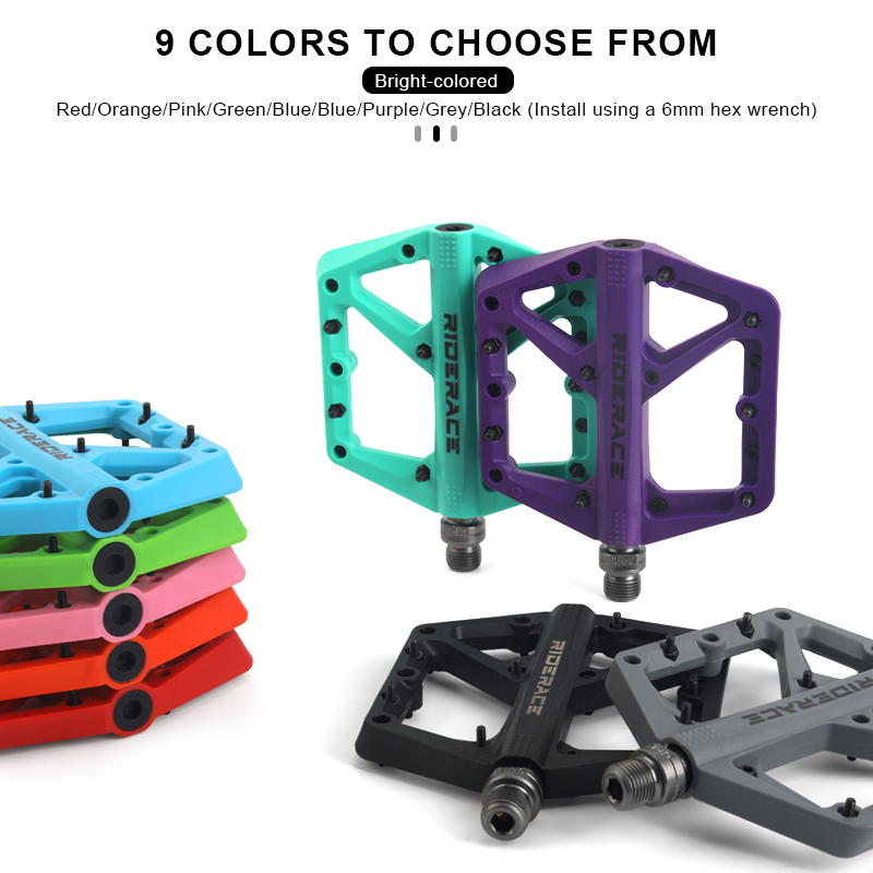 Ultralight Bicycle Pedals Nylo - Pedal Platform Flat ulasan dan harga