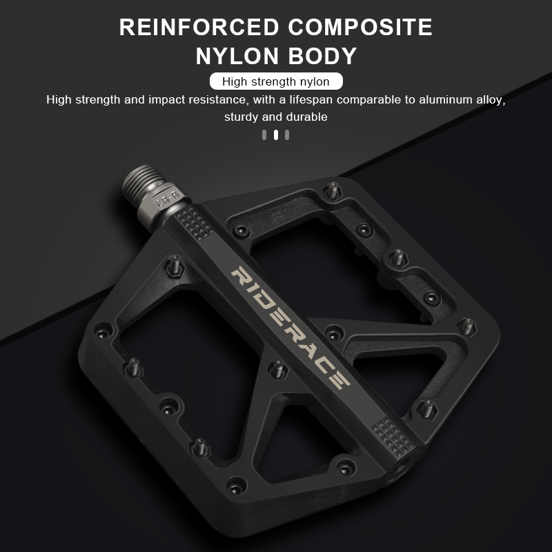 Ultralight Bicycle Pedals Nylo - Pedal Platform Flat ulasan dan harga