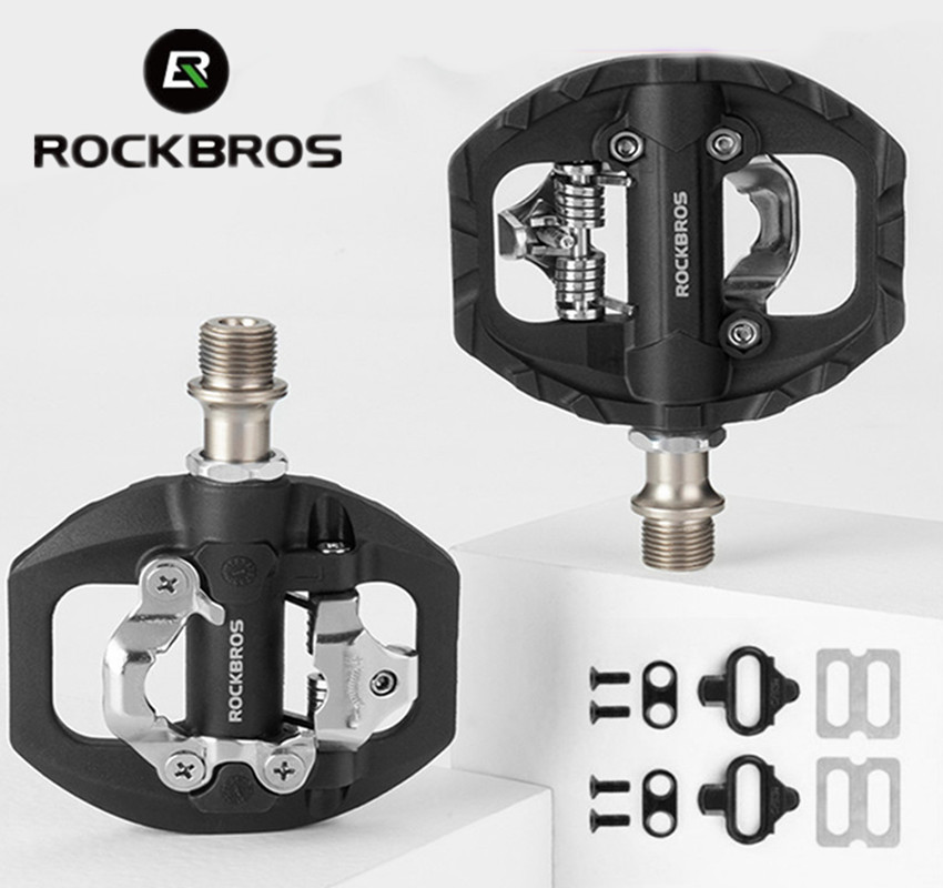 ROCKBROS Bicycle Lock Pedal 2  - Pedal Platform Flat ulasan dan harga