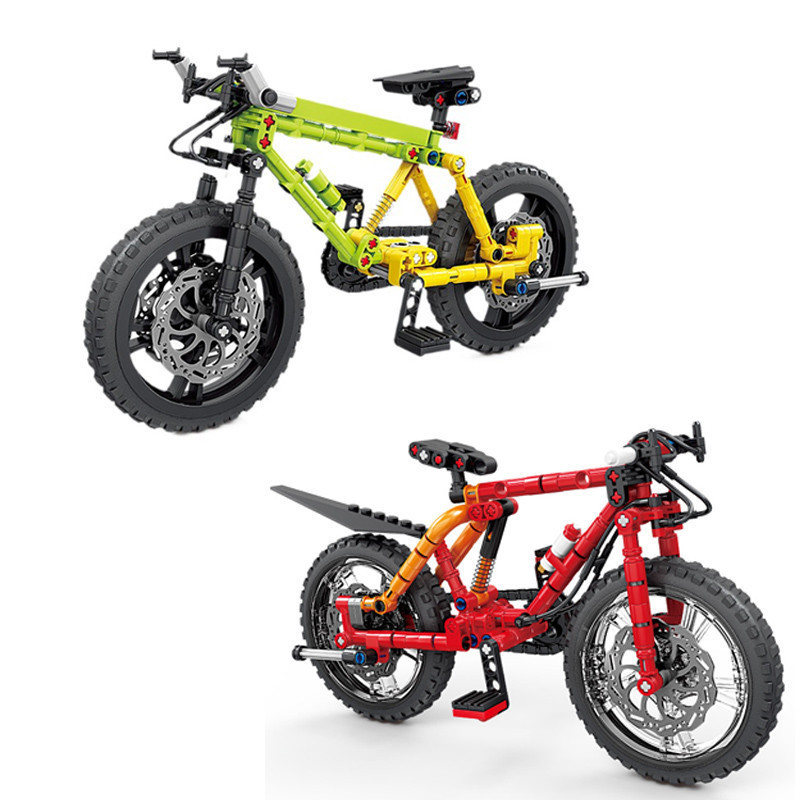 2 Style Bicycle Building Block - Mountain Biking Kids ulasan dan harga