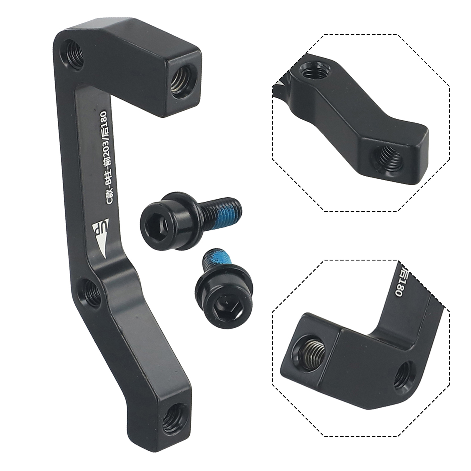 Black 160mm Bike MTB Parts Dis - Mountain Biking Brands ulasan dan harga
