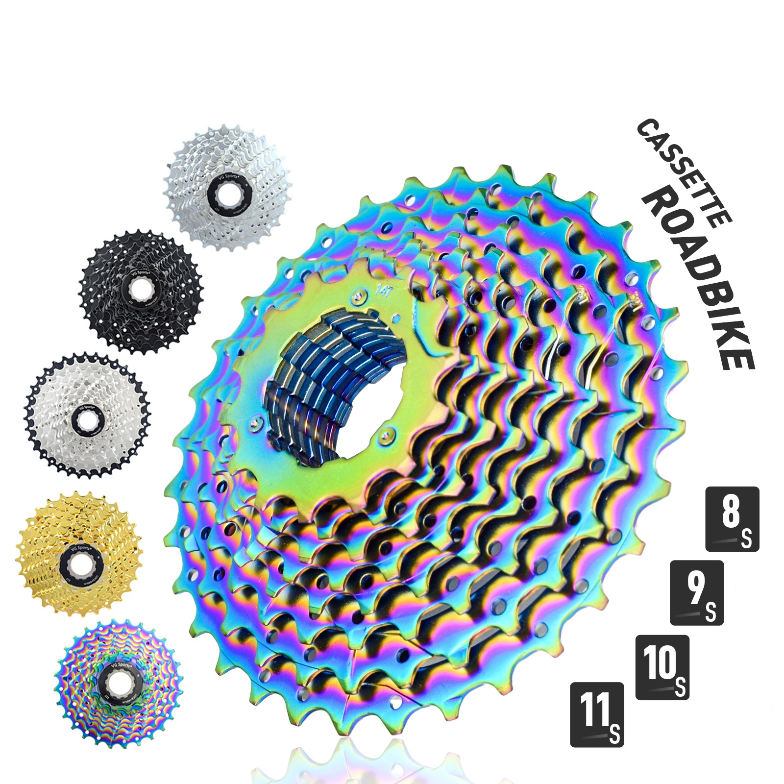 8 9 10 11 Speed Road Cassette  - Cassette 11 Speed ulasan dan harga