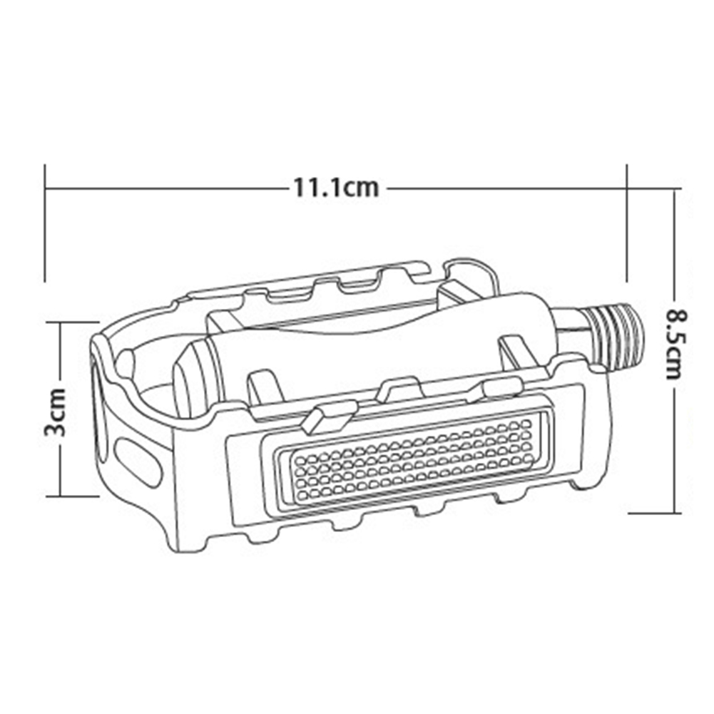 Bicycle Pedal Aluminium Alloy  - Pedal Platform Flat ulasan dan harga
