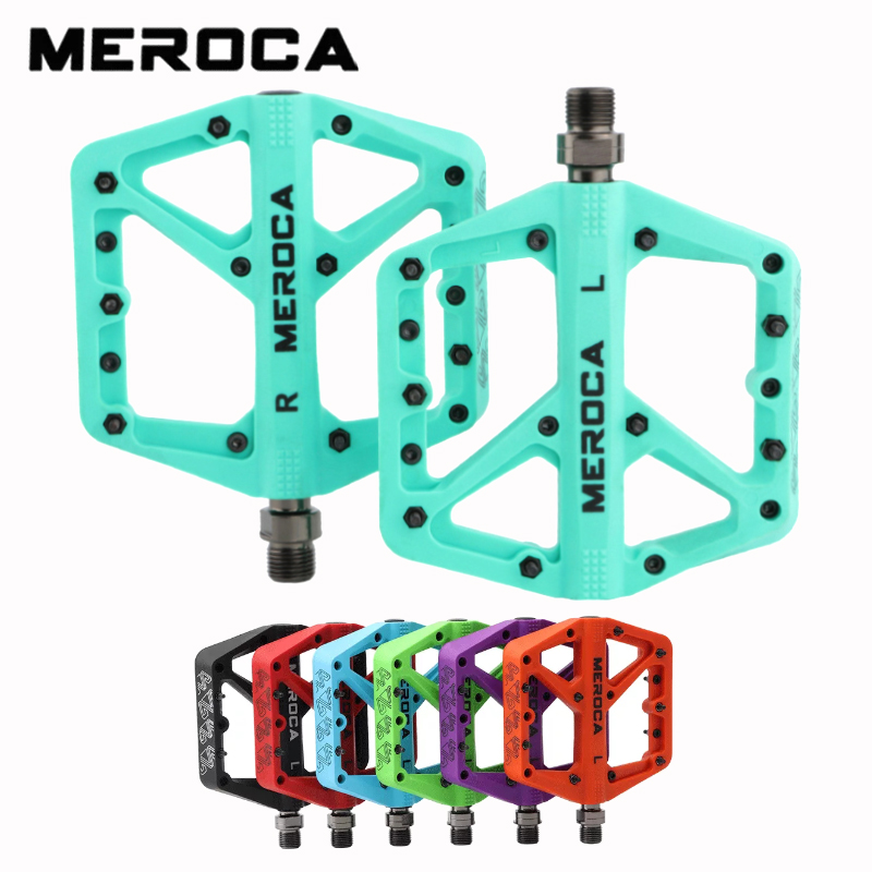 Meroca Bicycle Pedal Mtb Nylon - Pedal Platform Flat ulasan dan harga