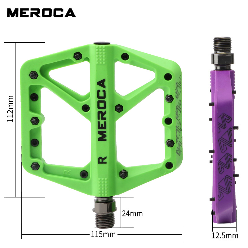 Meroca Bicycle Pedal Mtb Nylon - Pedal Platform Flat ulasan dan harga