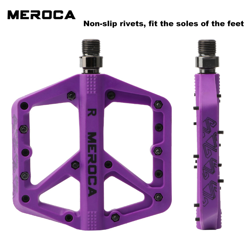 Meroca Bicycle Pedal Mtb Nylon - Pedal Platform Flat ulasan dan harga